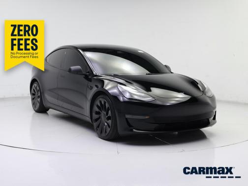 Black 2021 Tesla Model 3 Performance