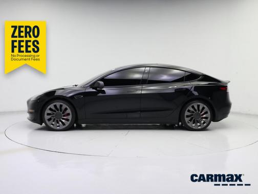 Black 2021 Tesla Model 3 Performance