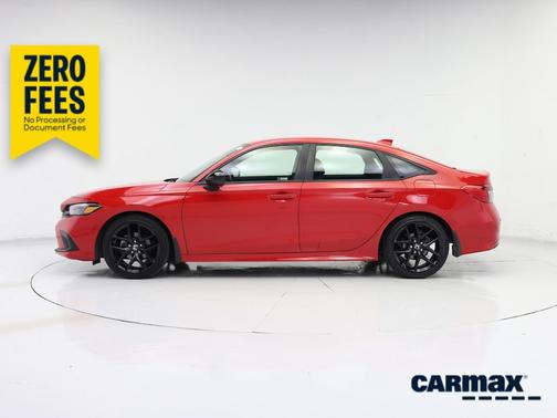 Red 2024 Honda Civic Sport