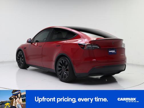 Red 2023 Tesla Model Y Performance