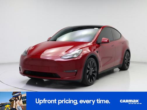 Red 2023 Tesla Model Y Performance