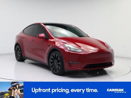 Red 2023 Tesla Model Y Performance