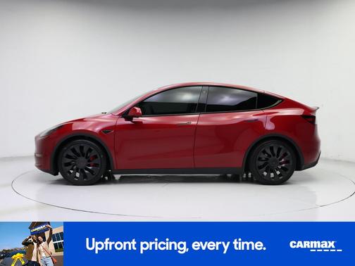 Red 2023 Tesla Model Y Performance