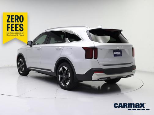 Silver 2025 Kia Sorento Hybrid EX