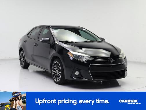 Black 2016 Toyota Corolla S Plus