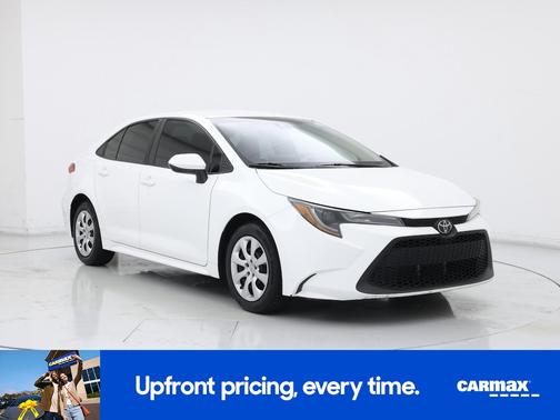 White 2021 Toyota Corolla LE