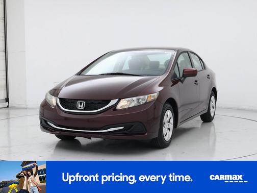 Burgundy 2015 Honda Civic LX