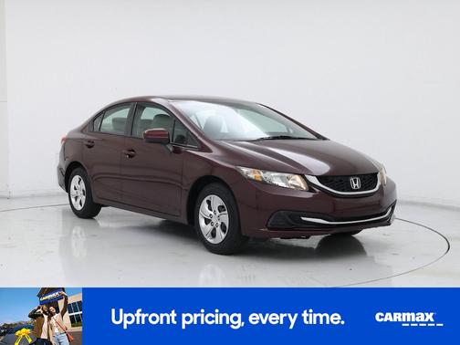 Burgundy 2015 Honda Civic LX