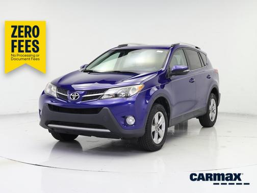 Blue 2015 Toyota RAV4 XLE