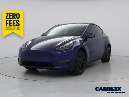 Blue 2024 Tesla Model Y Long Range