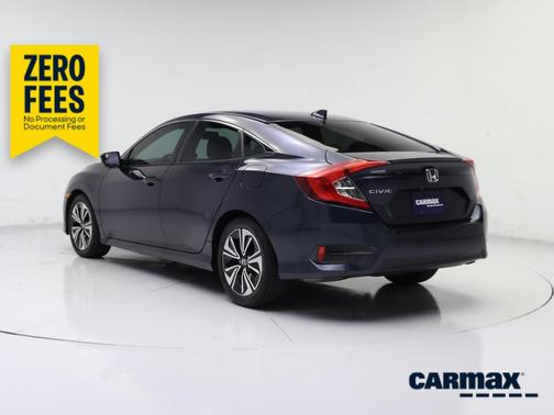 Blue 2017 Honda Civic EX-L