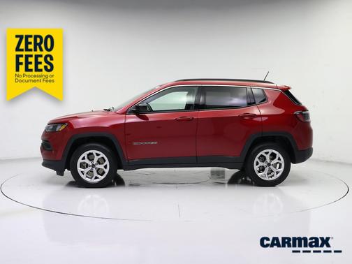 Red 2025 Jeep Compass Latitude