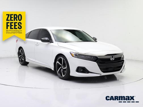 White 2022 Honda Accord Sport SE
