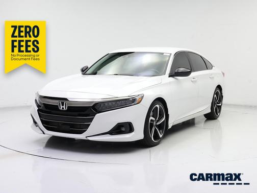 White 2022 Honda Accord Sport SE
