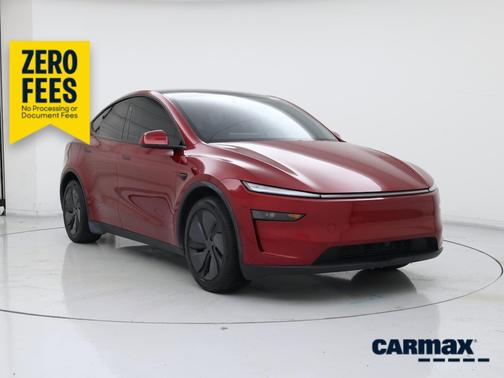 Red 2026 Tesla Model Y Long Range