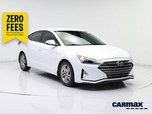 White 2020 Hyundai ELANTRA SEL