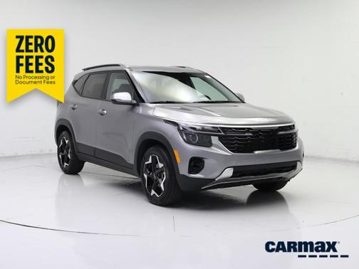 Gray 2025 Kia Seltos S