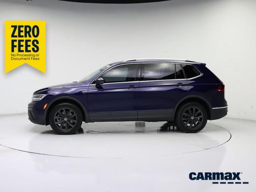 Blue 2022 Volkswagen Tiguan SE
