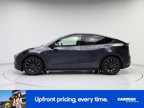 Gray 2025 Tesla Model Y Performance