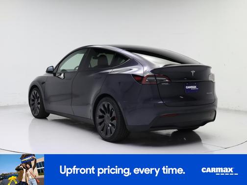 Gray 2025 Tesla Model Y Performance
