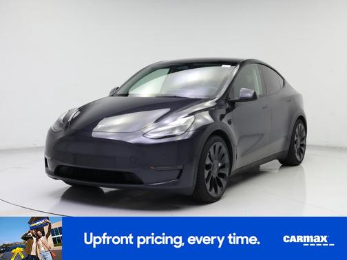 Gray 2025 Tesla Model Y Performance