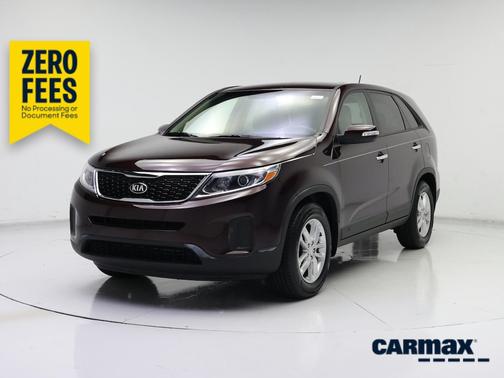 Burgundy 2015 Kia Sorento LX