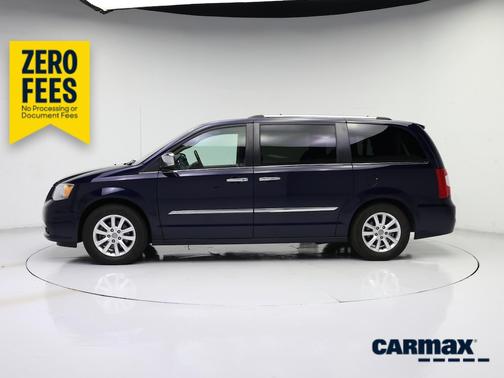 Blue 2015 Chrysler Town & Country Limited Platinum
