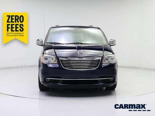 Blue 2015 Chrysler Town & Country Limited Platinum