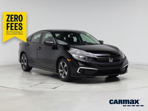Black 2020 Honda Civic LX