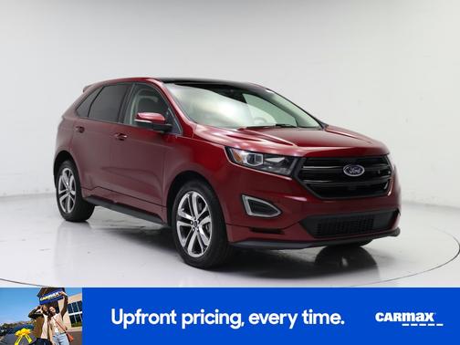 Red 2016 Ford Edge Sport