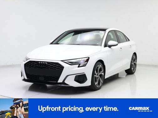 White 2023 Audi A3 Premium