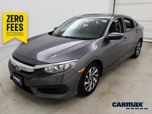 Gray 2018 Honda Civic EX