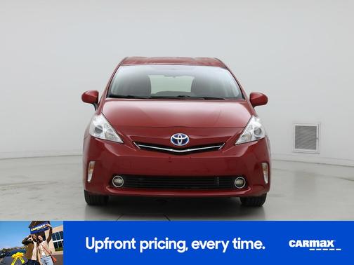 Red 2014 Toyota Prius v Three