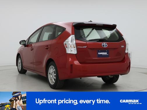 Red 2014 Toyota Prius v Three