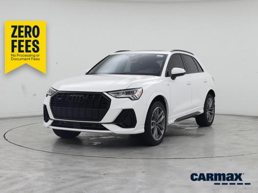 White 2023 Audi Q3 S-Line Premium