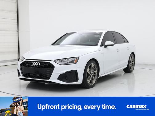 White 2021 Audi A4 S-Line Premium Plus