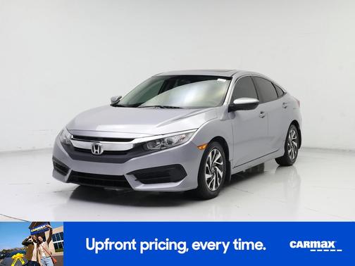 Silver 2018 Honda Civic EX