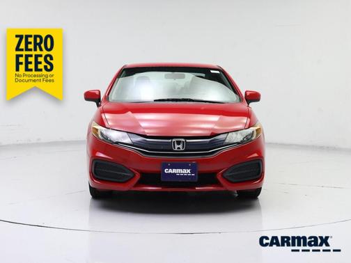 Red 2014 Honda Civic LX