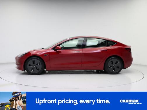 Red 2023 Tesla Model 3