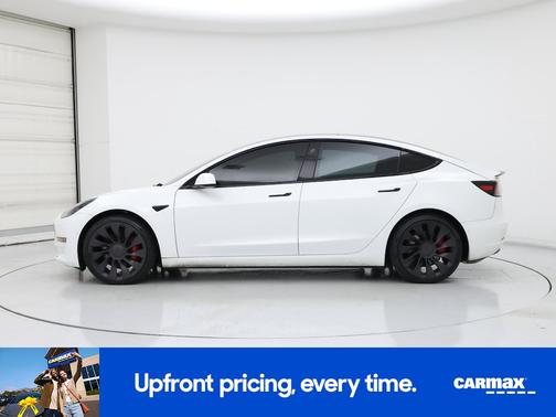 White 2021 Tesla Model 3 Performance