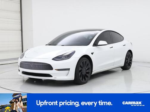 White 2021 Tesla Model 3 Performance