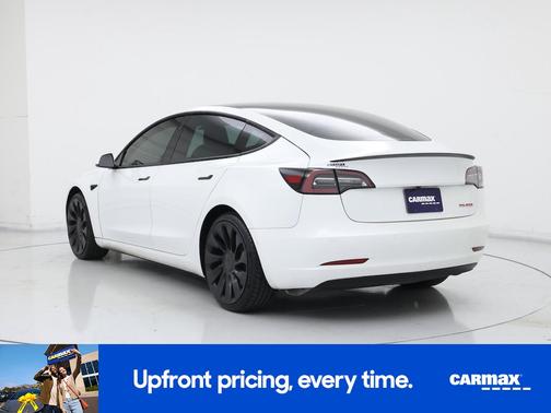 White 2021 Tesla Model 3 Performance
