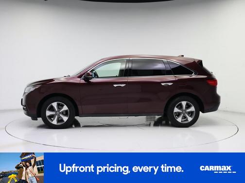 Burgundy 2016 Acura MDX