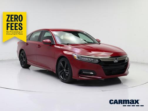 Red 2018 Honda Accord Sport