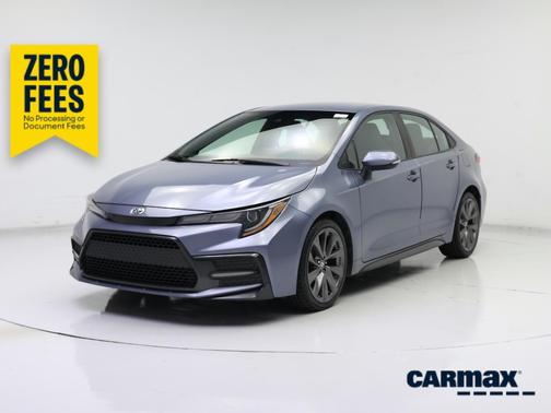 Blue 2021 Toyota Corolla SE
