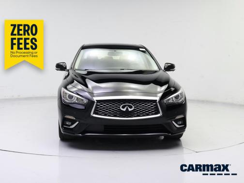Black 2022 INFINITI Q50 Luxe