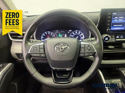 Blue 2021 Toyota Highlander XLE