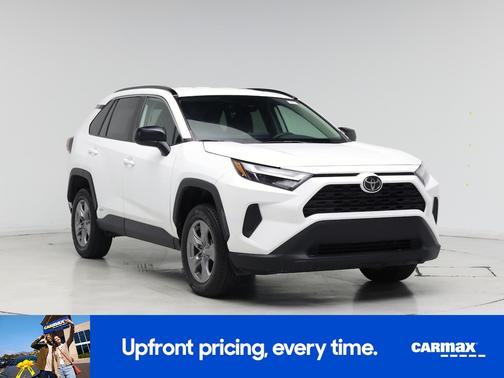 White 2025 Toyota RAV4 Hybrid LE
