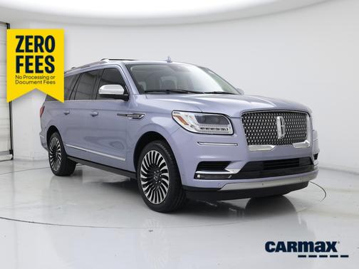 Blue 2021 Lincoln Navigator L Black Label