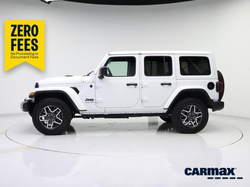 White 2025 Jeep Wrangler Sahara
